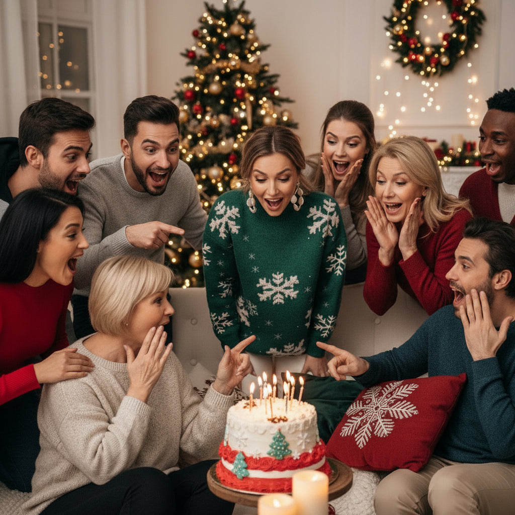 Fall Winter Women's Christmas Sweater Knitted Fluffy Loose Casual Christmas Snowflake Print Long Sleeves Pullovers Tops Streetwear